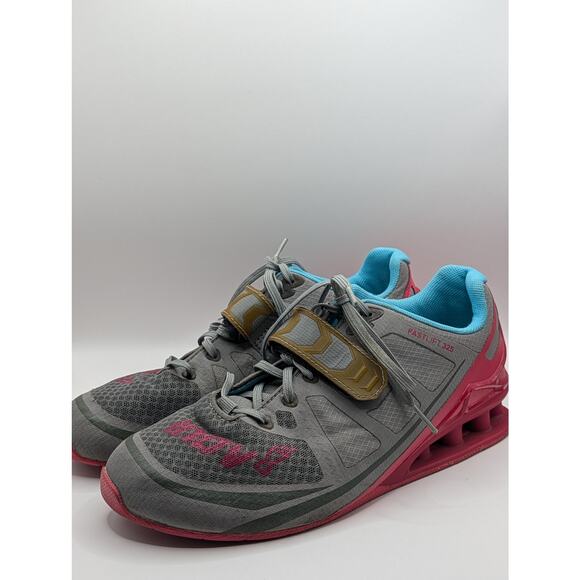 INOV-8 FastLift 325 Women’s Weightlifting/Cross-Training Shoes (Gray/Pink) - Picture 2 of 5
